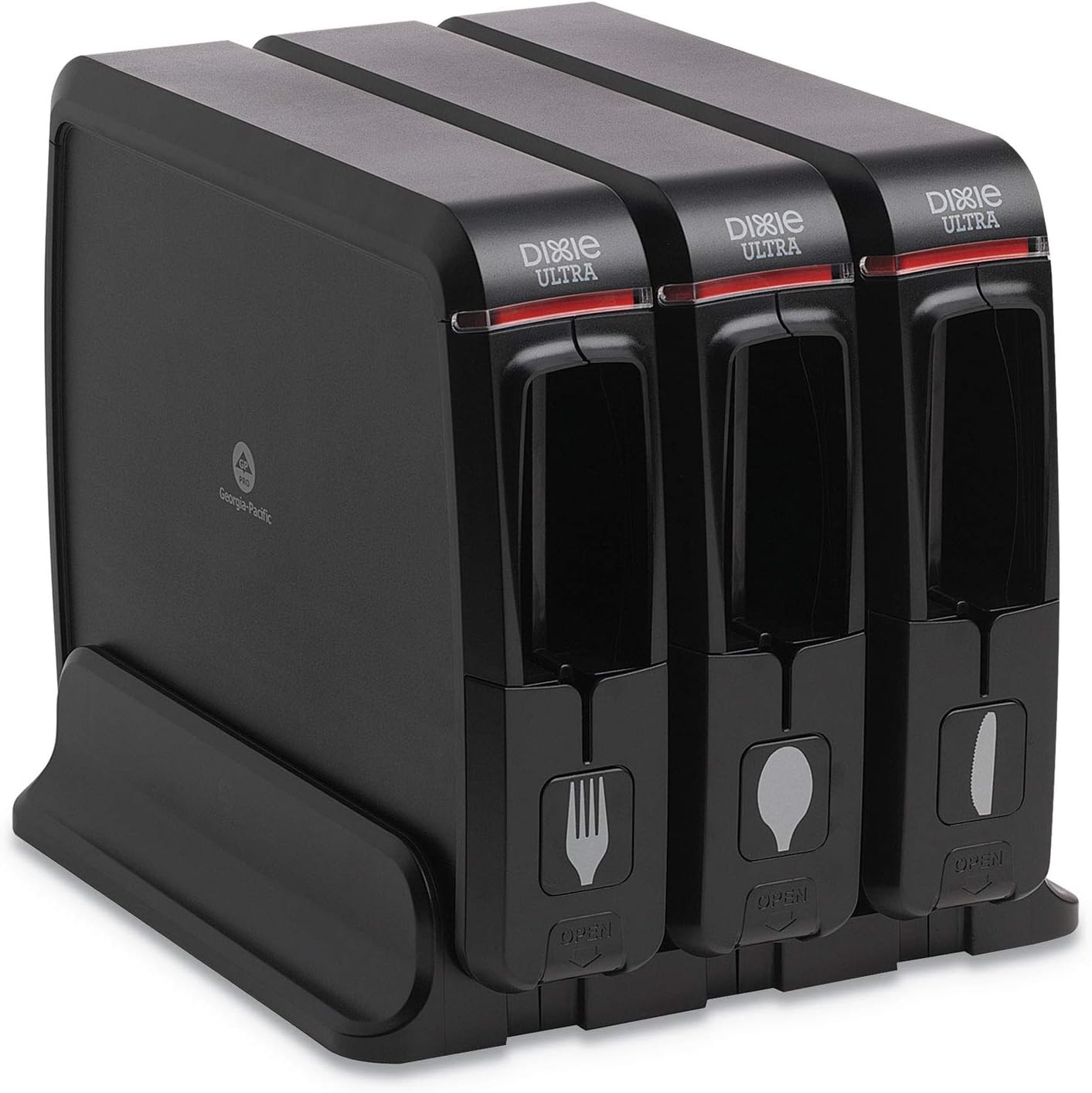 Dixie Ultra SmartStock Wrapped Cutlery Dispenser | 1 Unit, Black Color, Plastic, Metal
