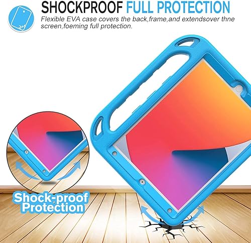 Miniatura 5 de SUPNICE Funda infantil para iPad de 10.2 pulgadas, iPad de 987 generación 202120202019 con protector de pantalla integrado, duradera, a prueba de