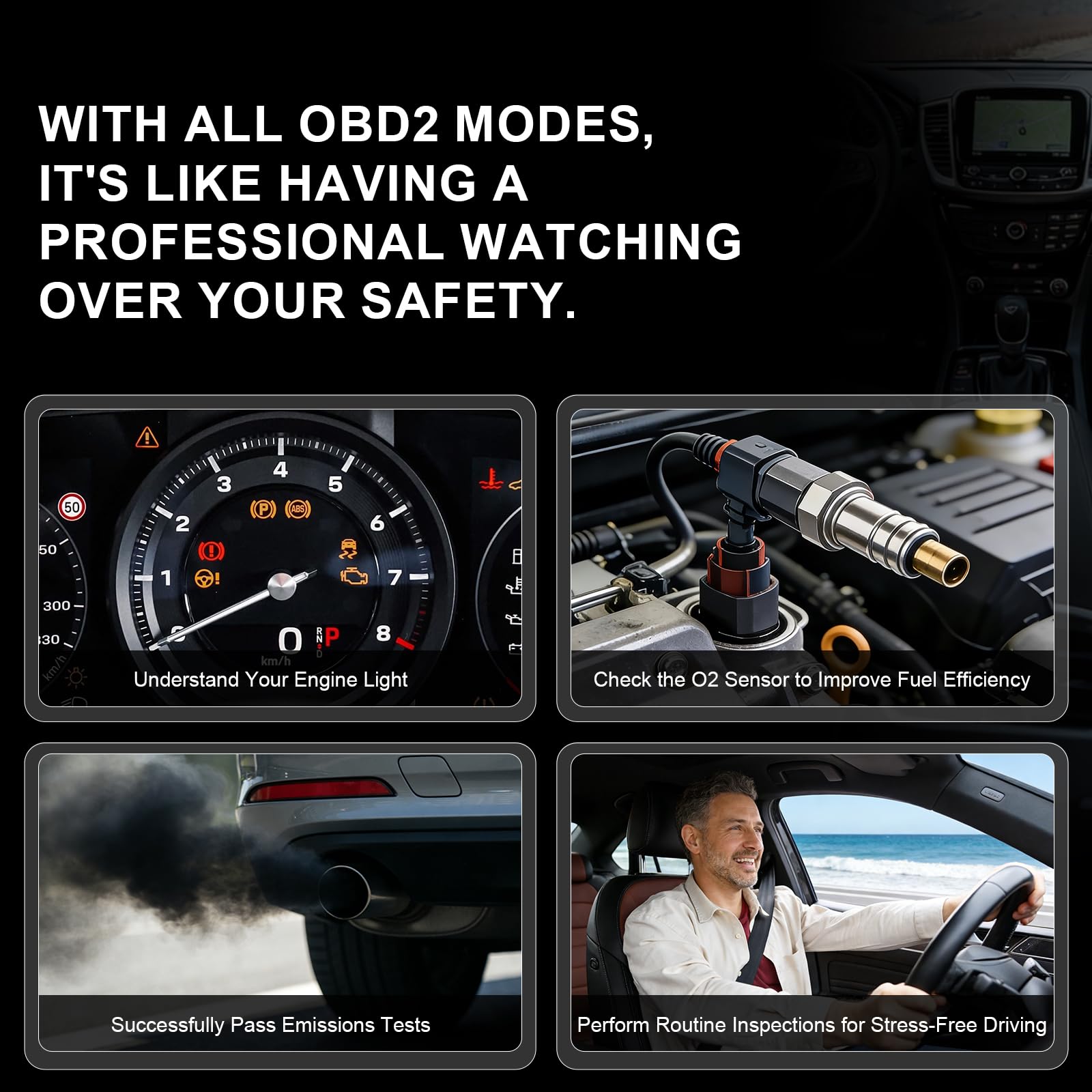 Amazon.com: OBD2 Scanner Car Diagnostic Tool with 2.8
