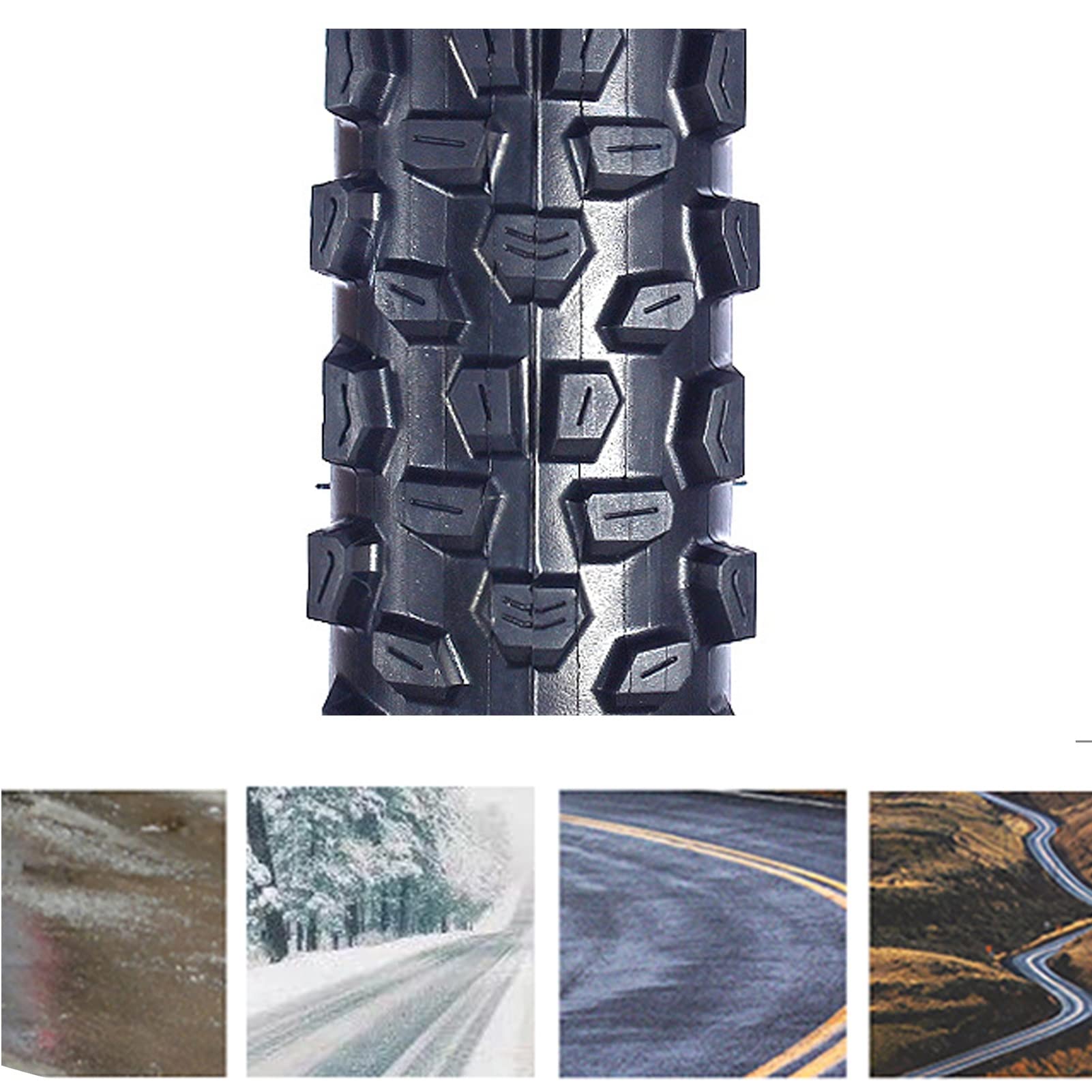 Amazon.co.jp: 26インチマウンテンバイクタイヤ26x2.4/27.5x2.25