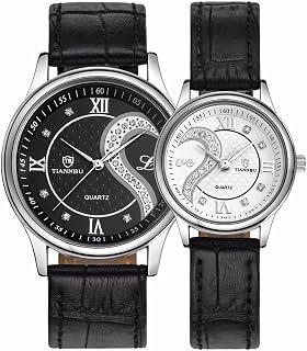 Ultrathin Leather His and Hers Wristwatches