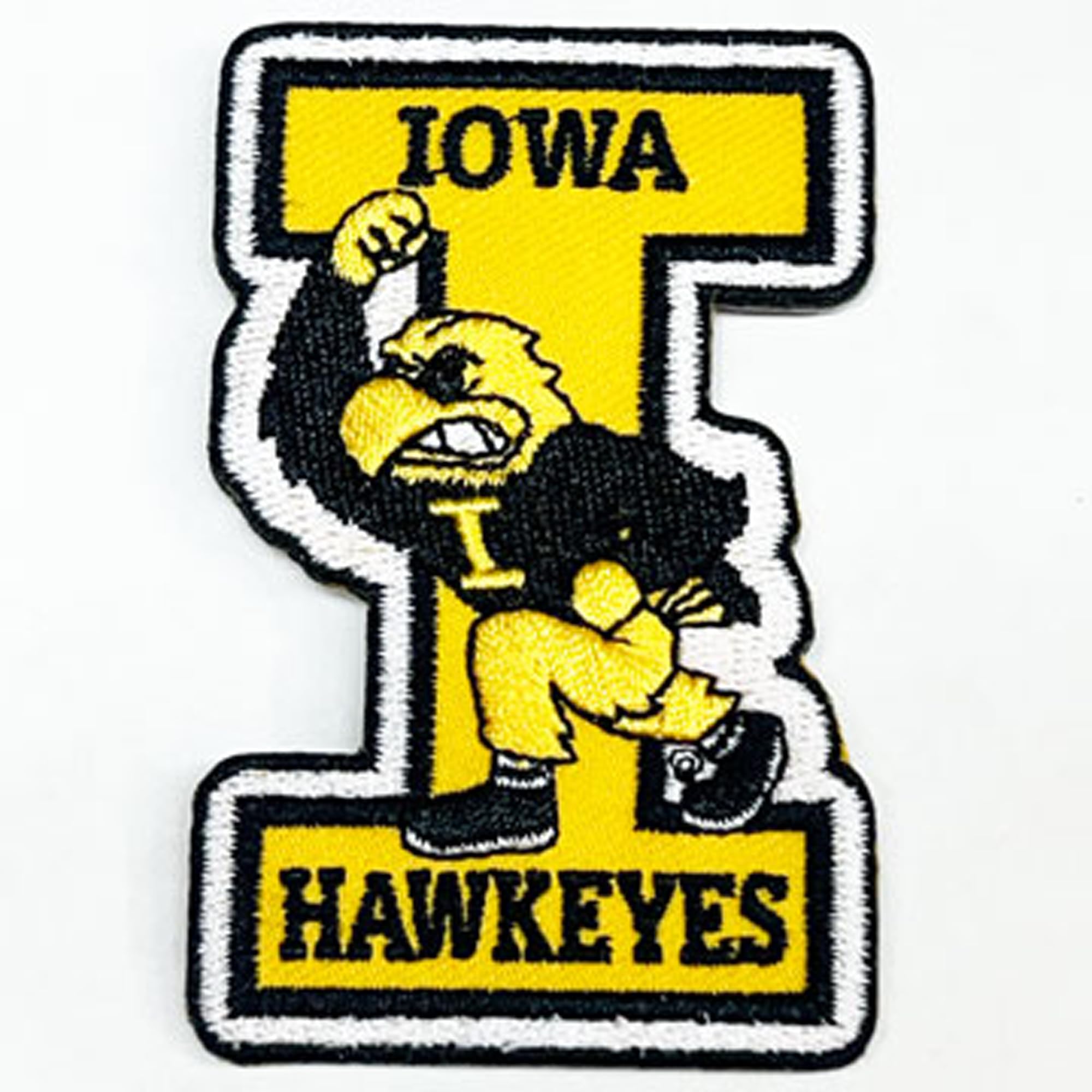 90s〜00s Iowa Hawkeyes 刺繍 ナイロンプルオーバー 背面ロゴ 2f220fb8efd5105a37709bb545a492
