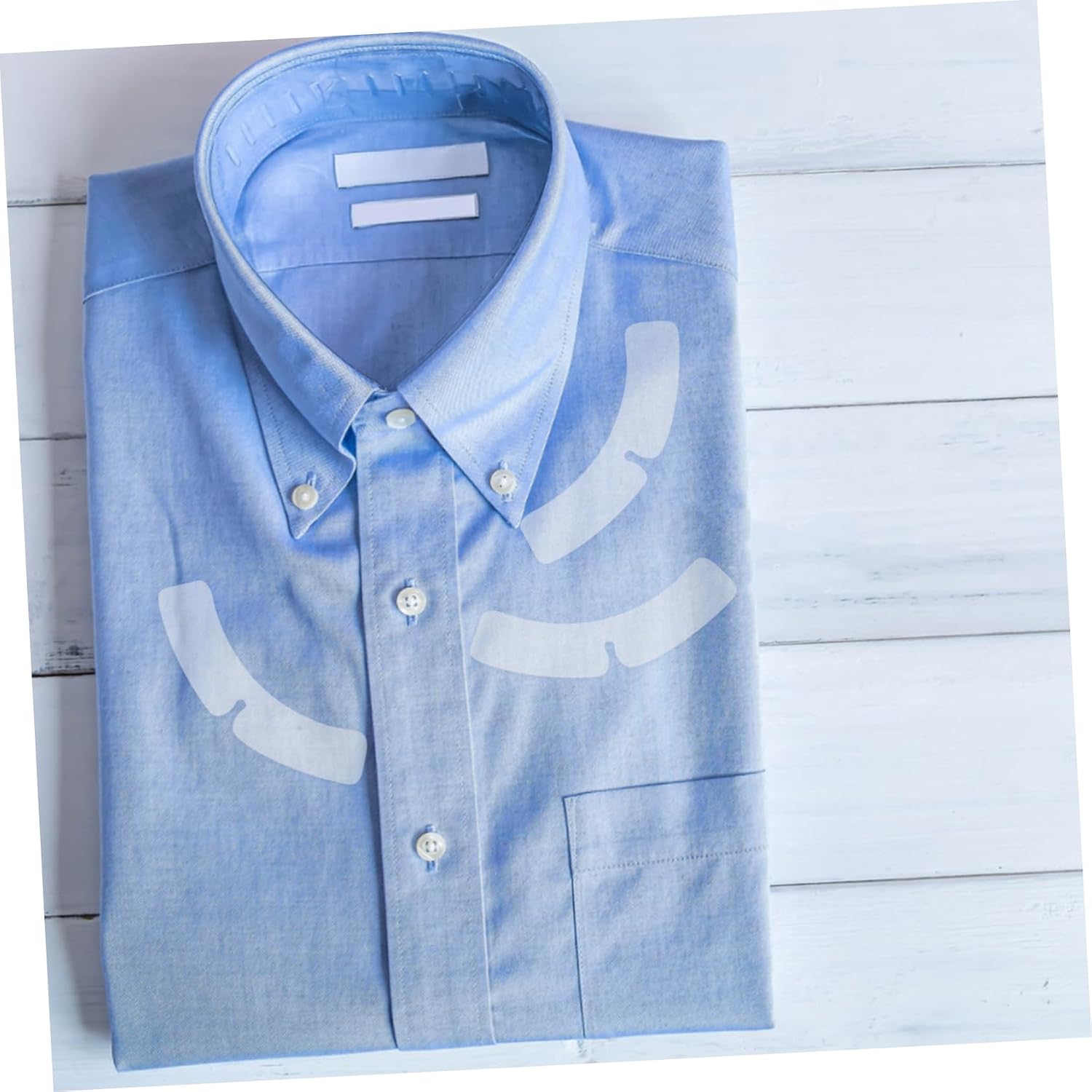 CALLARON 200PCS Men's Shirt Collar Stays PVC Anti-Warping Plastic Inserts for Dress Shirts Universal Size Collar Support for Men