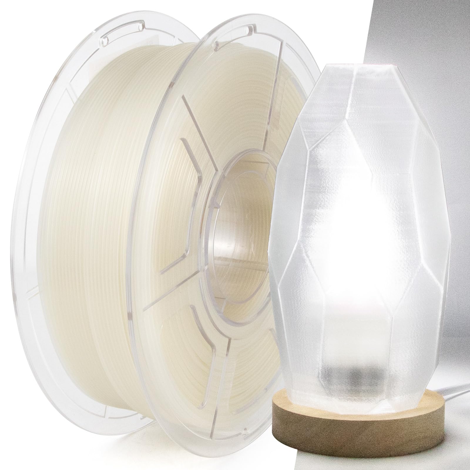 3D Printer Filament Pla HS Transparent Clear for Bambu Lab AMS,AMS Lite