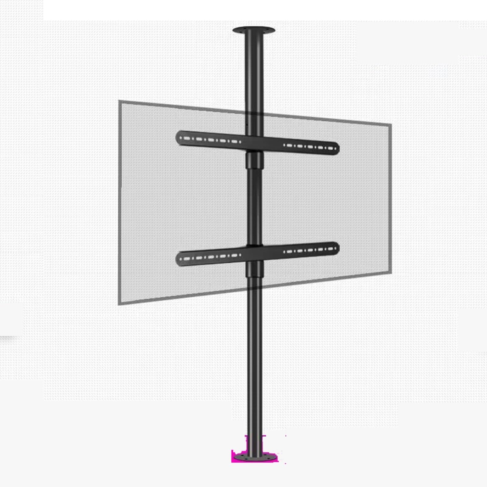 Support mural pour TV LCD articulé et orientable avec base rotative robuste