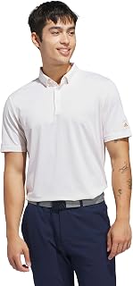 adidas Men's Ultimate365+ Pencil Stripe Climacool Polo Shirt