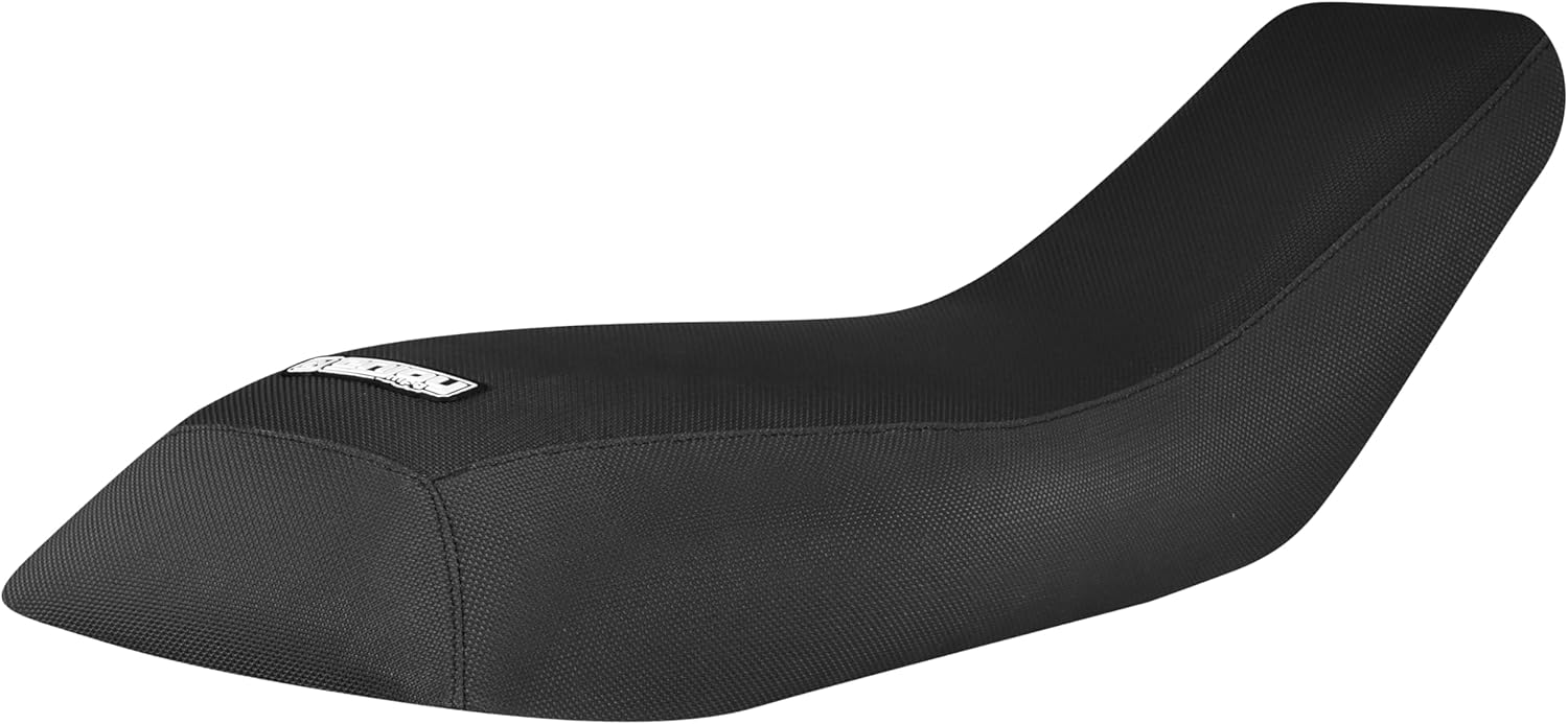 Enjoy Mfg Seat Cover - Compatible with Polaris 2004-2009 Scrambler 500, 2004-2006 Trail Blazer 250 - Standard - #313 (All Black Standard)