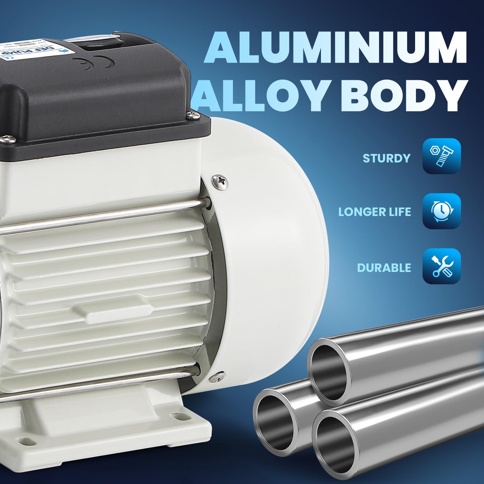 Mxmoonant DEF pump 220 V AC, bomba de membrana multilíquido, 25 psi, 1,7 bar, 400 W, 40 Lpm, autocebado, botón de inicio/parada, para diésel, ADblue, beverages