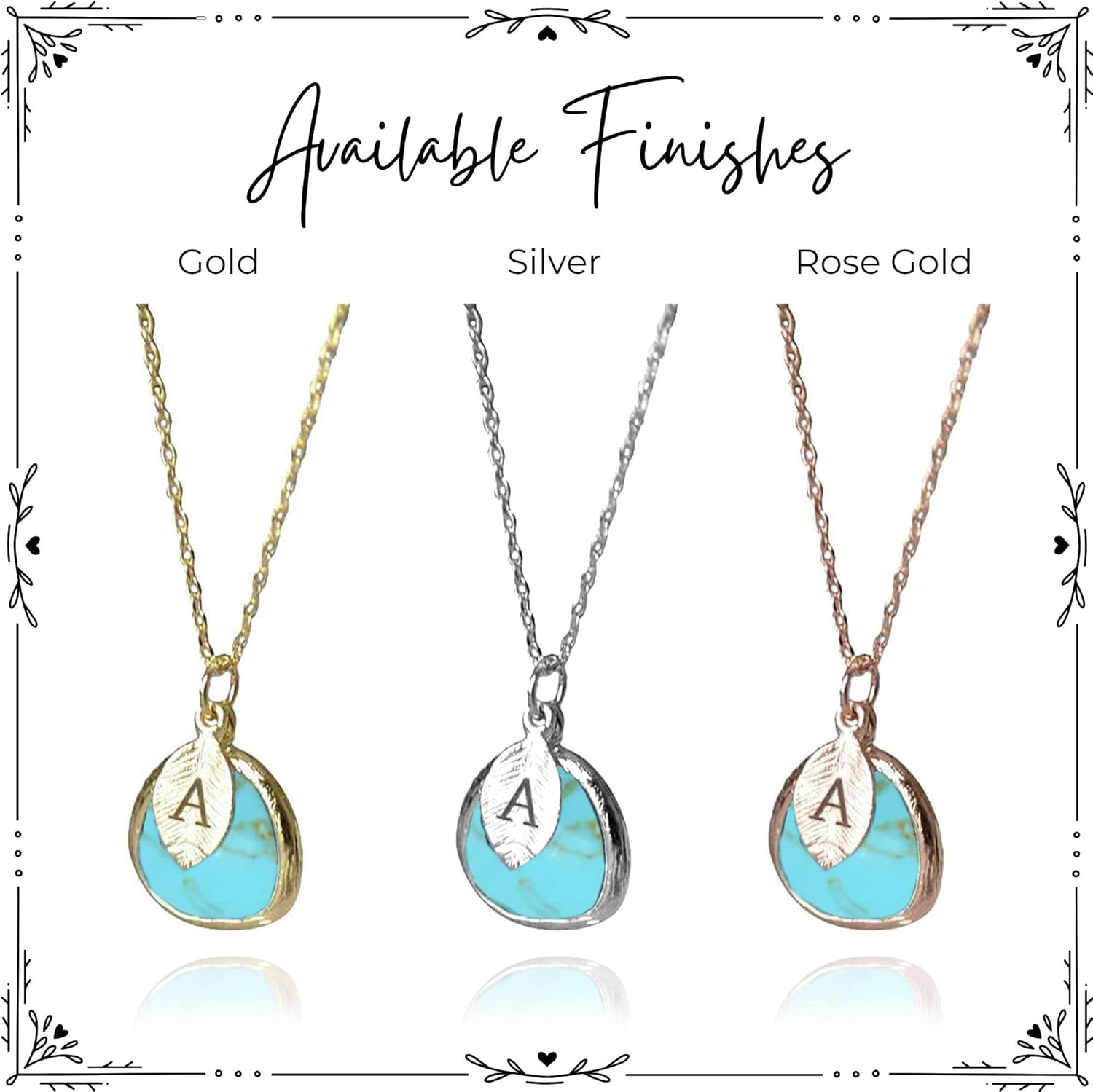 Susabella Birthstone Necklace, Birth Month Gemstone, 16 18 or 20 in. Chain in Silver, Gold or Rose Gold, Gift for Her, Gemstone Necklace, Custom Initial