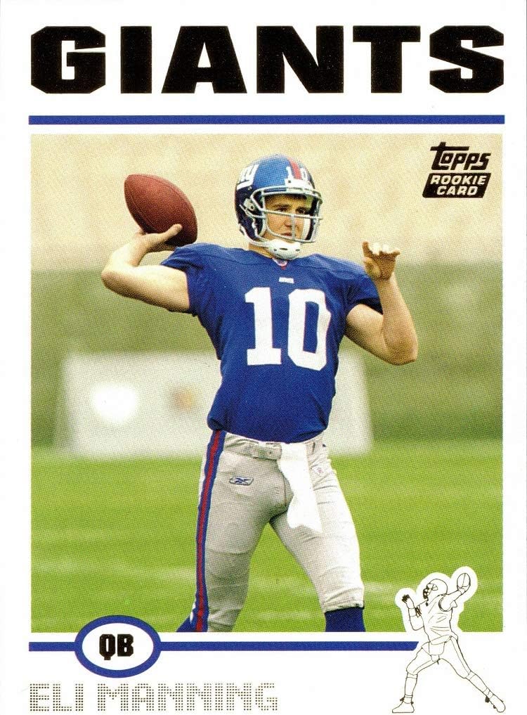 2004 Topps Gold Collection Football #350 Eli Manning Rookie Card