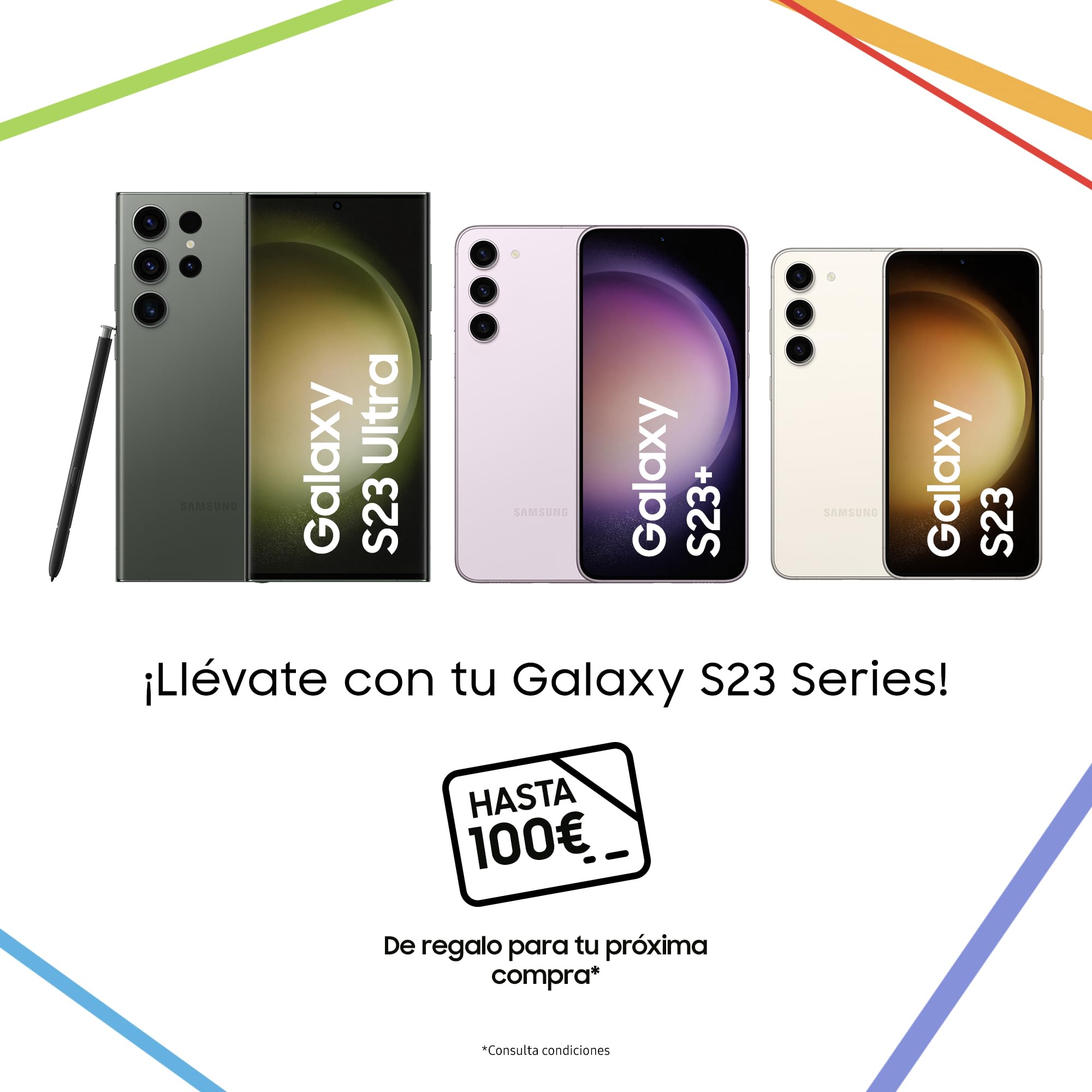 SAMSUNG Galaxy S23+, 512 GB + caricatore da 45 W, smartphone Android con IA, telefono cellulare sbloccato, colore nero (versione spagnola)