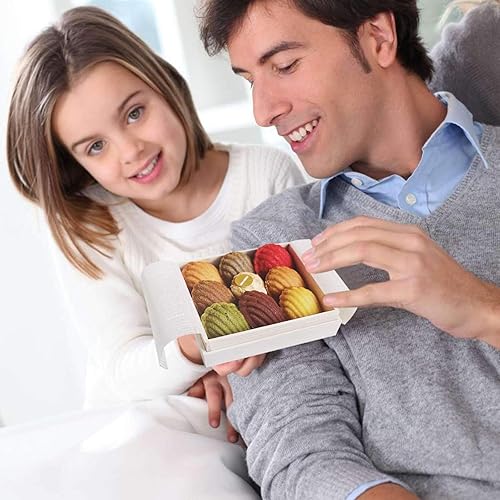 Miniatura 7 de Meajore Madeleine - Molde de silicona para hacer galletas Madeline, molde antiadherente para hacer galletas Madeleine (gris)