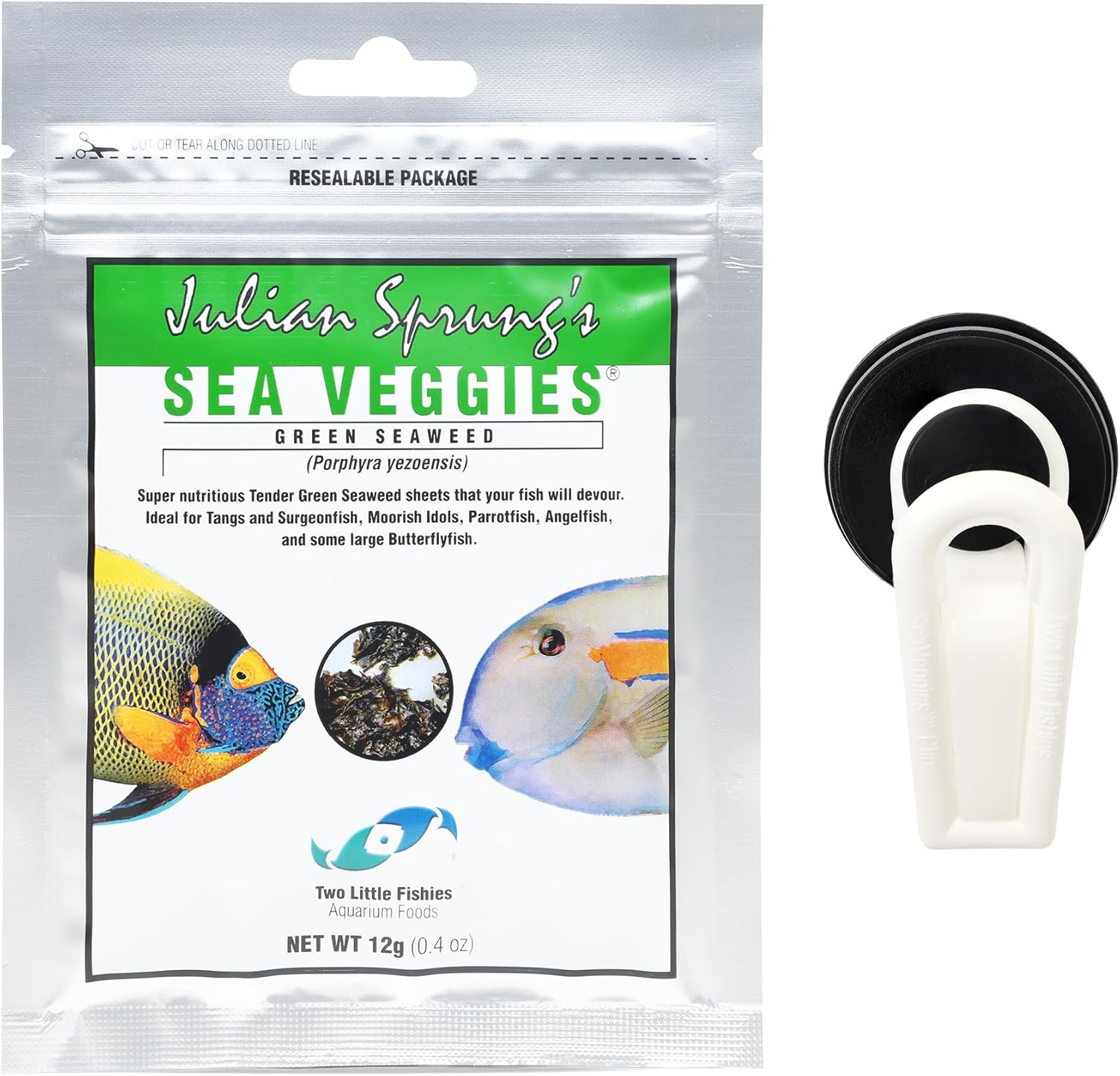 Two Little Fishies Veggie Mag with Green Sea Veggies Bundle (2 Items)