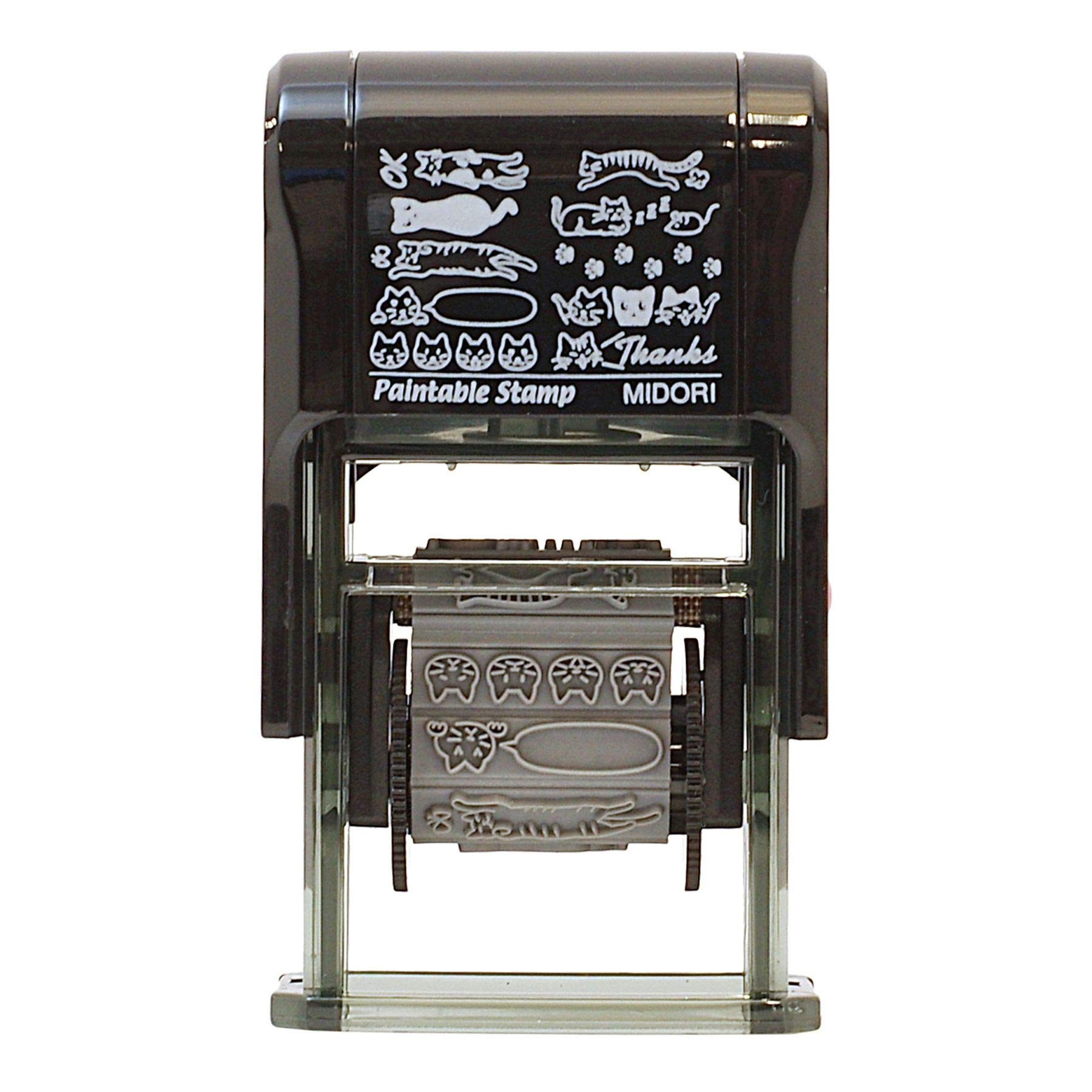 DESIGNPHIL 35380006 Midori Stamp Cat Pattern