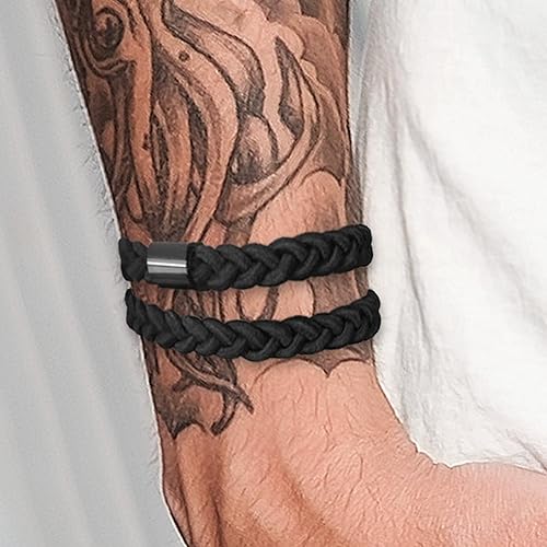 Miniatura 2 de Lazos trenzados para el cabello para hombres, para moños, rizados, gruesos, densos, elásticos para el cabello para chicos, sin daños y arrugas,