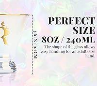 Vista 5 de Onebttl Vasos de Martini iridiscentes sin tallo con inicial L, regalos personalizados para mujeres, 8 onzas, regalos de cóctel, vasos de alcohol