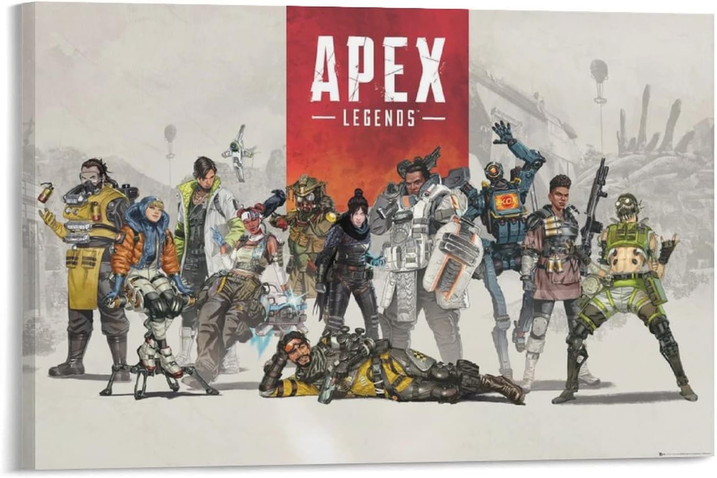 Apex Legends ゲームポスター お風呂ポスター 絵画 インテリア おしゃれ アートポスター アートパネル ポスター キャンバスウォールアート現代 印刷 版画 壁掛け 壁の絵 部屋飾りx30inch 50x75cm 21年最新海外