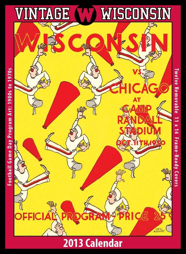 Wisconsin Badgers 2013 Vintage Football Calendar