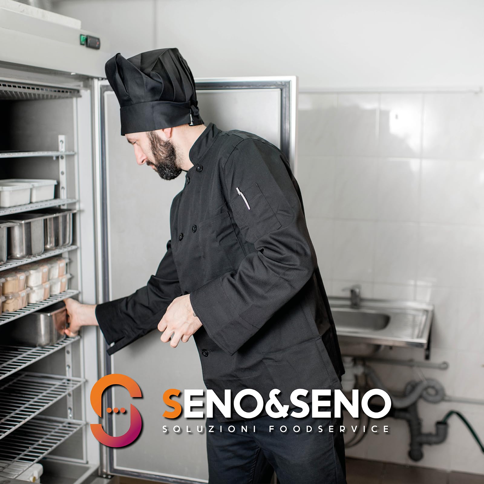SENO & SENO | Carrello Pianetta Grigliato per Ristorazione con 4 Ruote | Dimensioni Esterne cm. 62 x 41 x 17 | Movimentazione di carichi fino a 250 kg | Resistente agli Urti