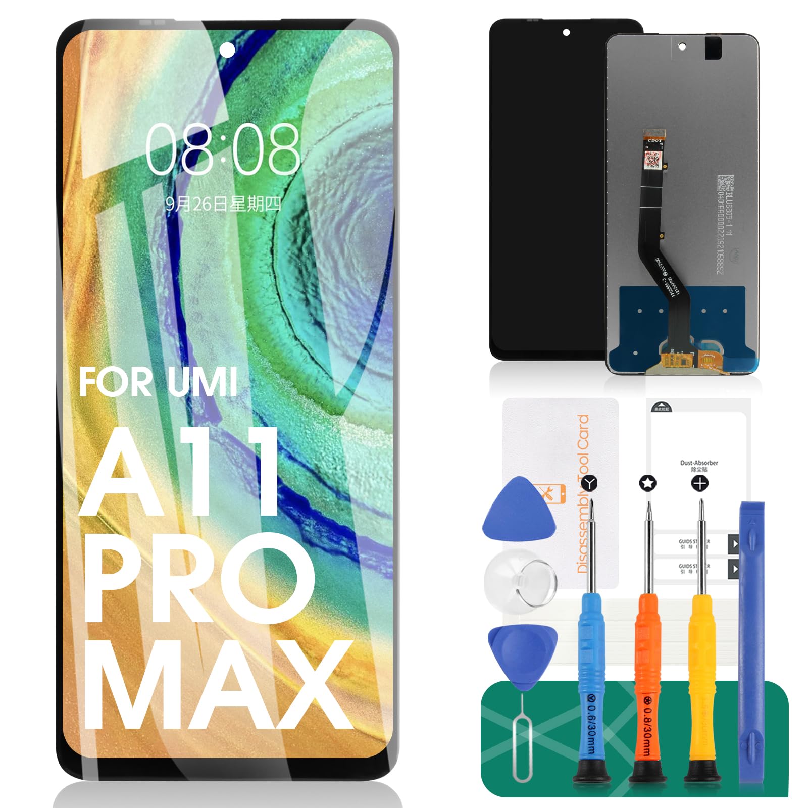 Amazon.com: Para Umidigi A11 Pro Max Reemplazo de pantalla para