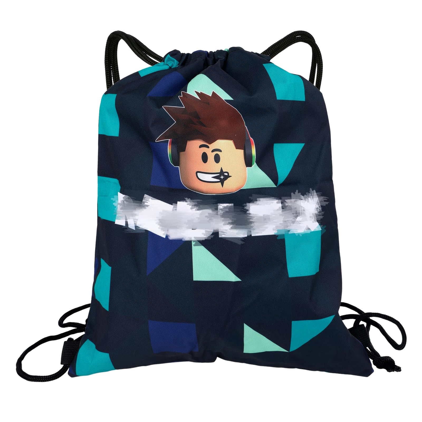 Gamer Drawstring Bags, Swimming Bags for Kids, Waterproof Gym Bag for Kids Adults Teenagers School Sports Travel