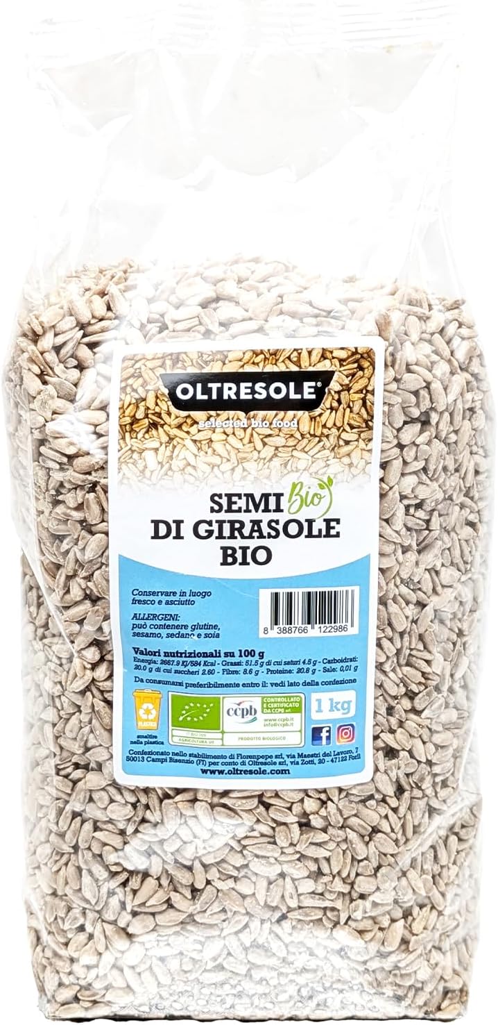 Graines de tournesol décortiquées bio 1 kg
