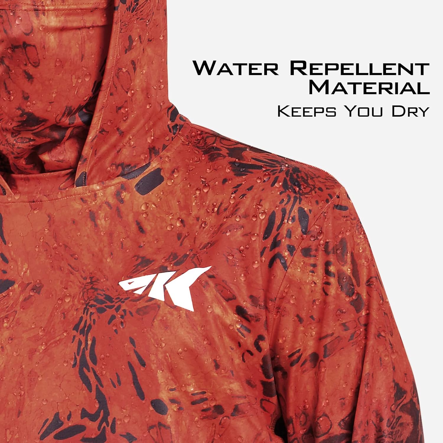 KastKing Men's Hoodie Shirt UPF 50 Long Sleeve Fishing Shirt UV Protection Shirt - Image 3