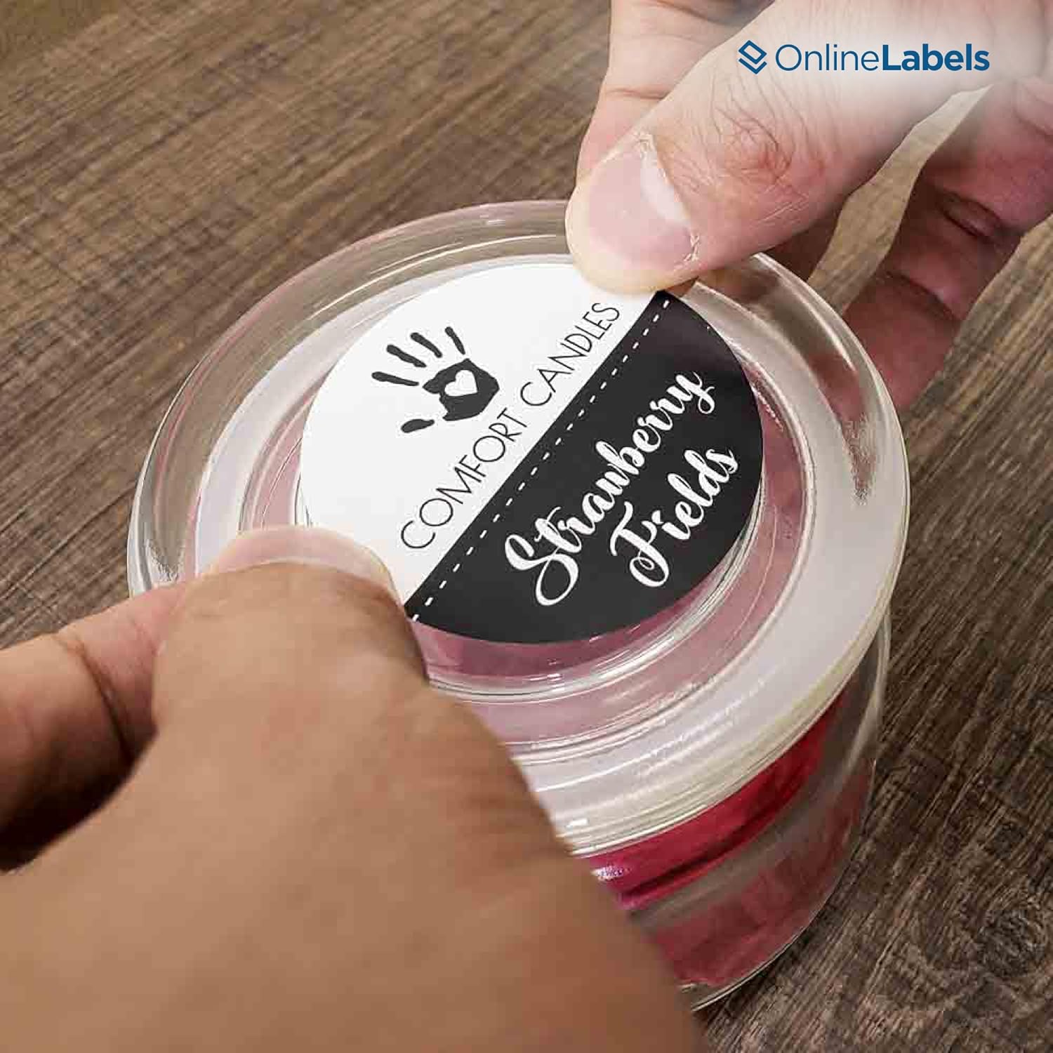 2" Round Labels - Permanent Adhesive, White Matte - Great for Candle and Jar Lids, Products, Favor Labels - Pack of 40,000 Circle Stickers, 2,000 Sheets - Inkjet/Laser Printers, OL5375WX, OnlineLabels