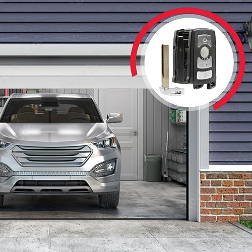 Miniatura 3 de Compatible con llavero remoto de repuesto para BMW serie 7 745i 745Li 750i 750Li 760i 760Li (LX 8766 S)