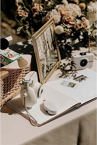 Miniatura 6 de Calculs Almost Mrs - Libro de fotos para despedida de soltera, 8.5 pulgadas, páginas cuadradas en blanco para novia, libro de visitas, cubierta