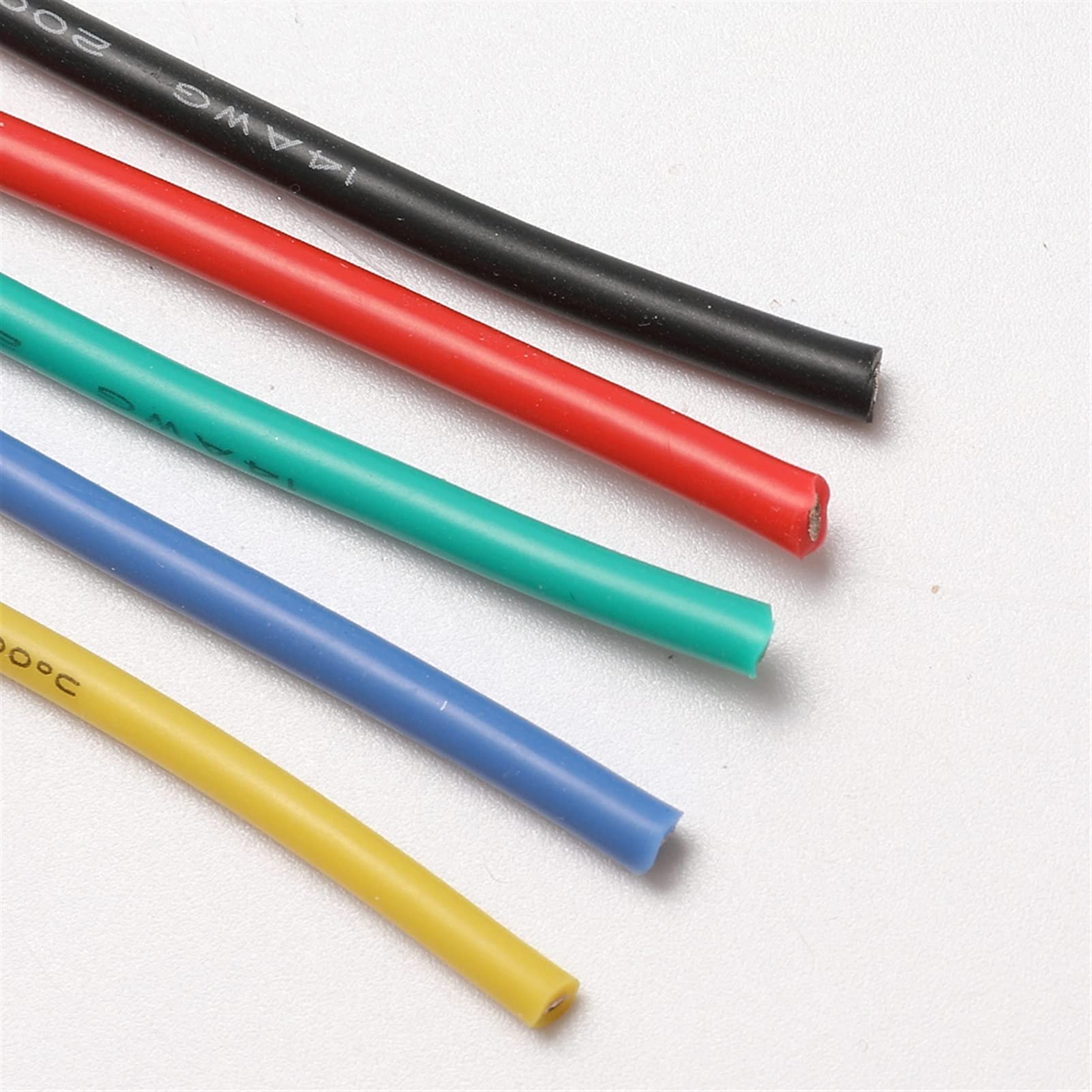 Fil De Silicone électrique 10 AWG - 2 Fils De 5 M Chacun, Pour Installations électriques
