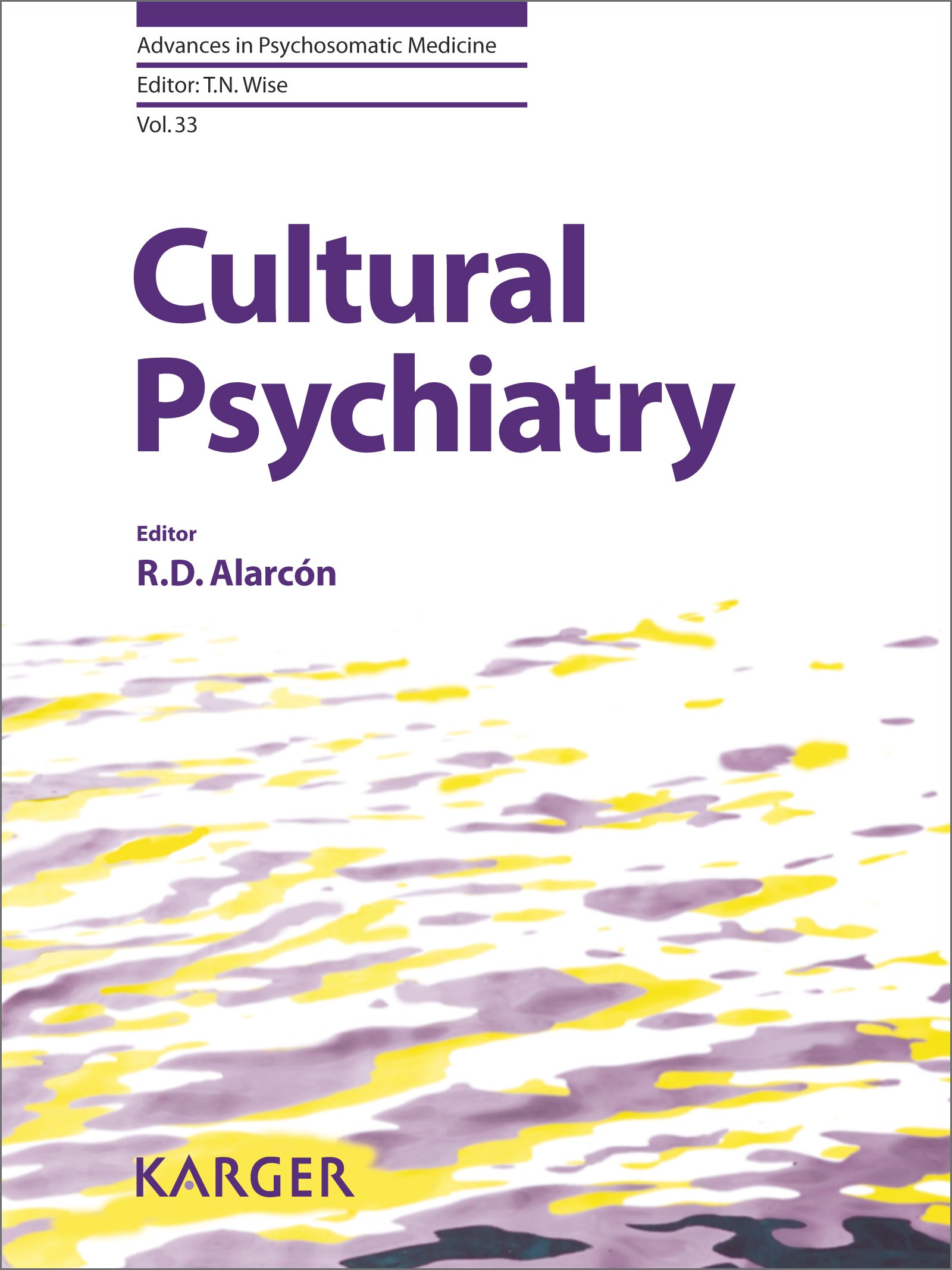 Buy Cultural Psychiatry (ADVANCES IN PSYCHOSOMATIC MEDICINE) — BookShops.in