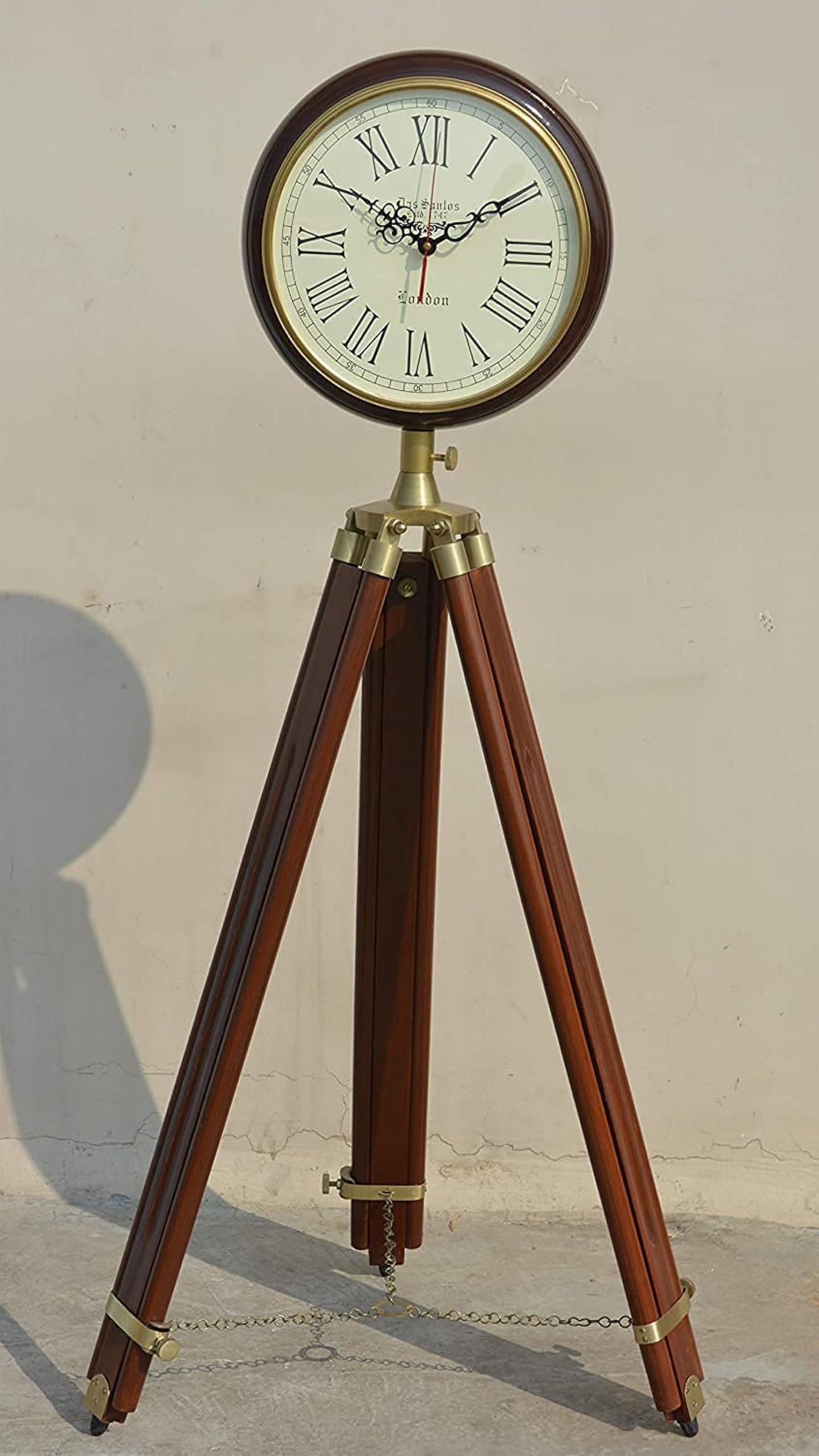 Moderne Standuhr, antikes Vintage-Holzstativ, Standuhr, Eckständer, Schlafzimmer, Wohnzimmer, Bodenuhr, Heimdekoration, Geschenk