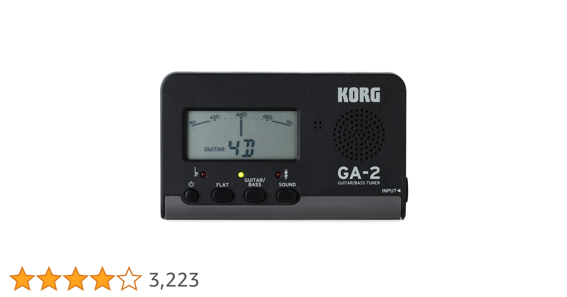 Amazon.co.jp: KORG ギター/ベース用チューナー GA-2 個人練習に最適
