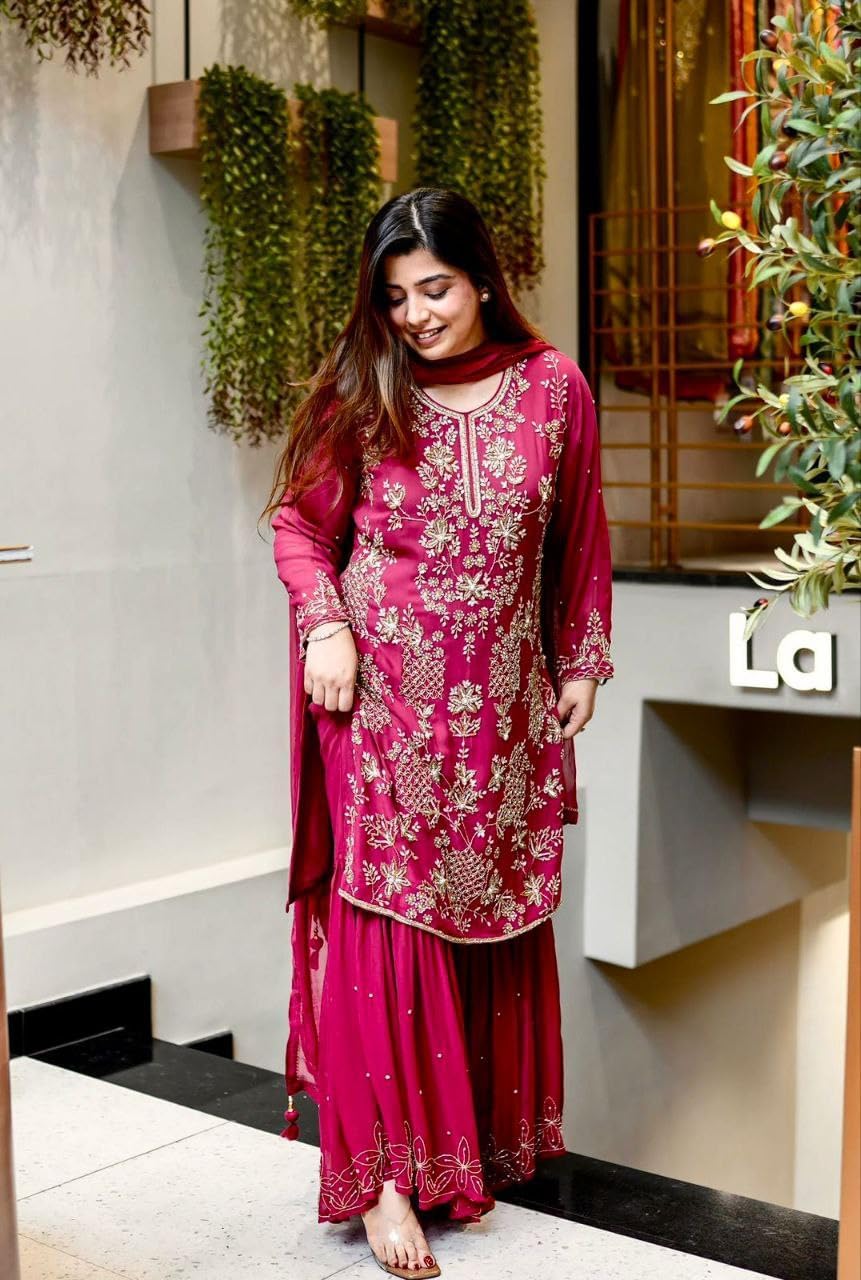 salwar suit Party Wear wedding wear Palazzo Set Salwar kameez For Women.