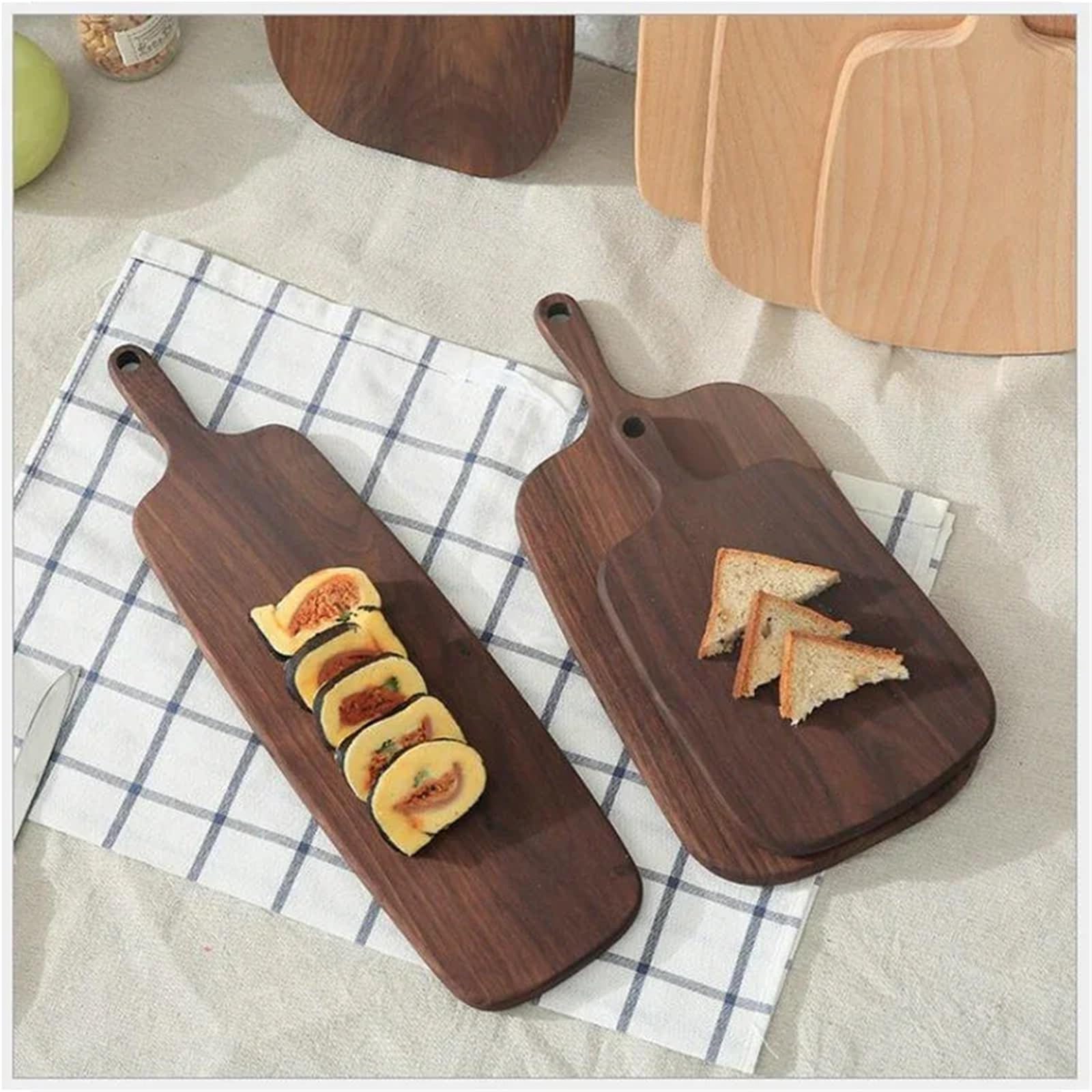Artículos Esenciales para el hogar, Tabla de quesos, Bloques de Queso, Tabla de Madera para Cocina, Plato de Madera para Pizza, Sushi, Pan, Bandeja pa