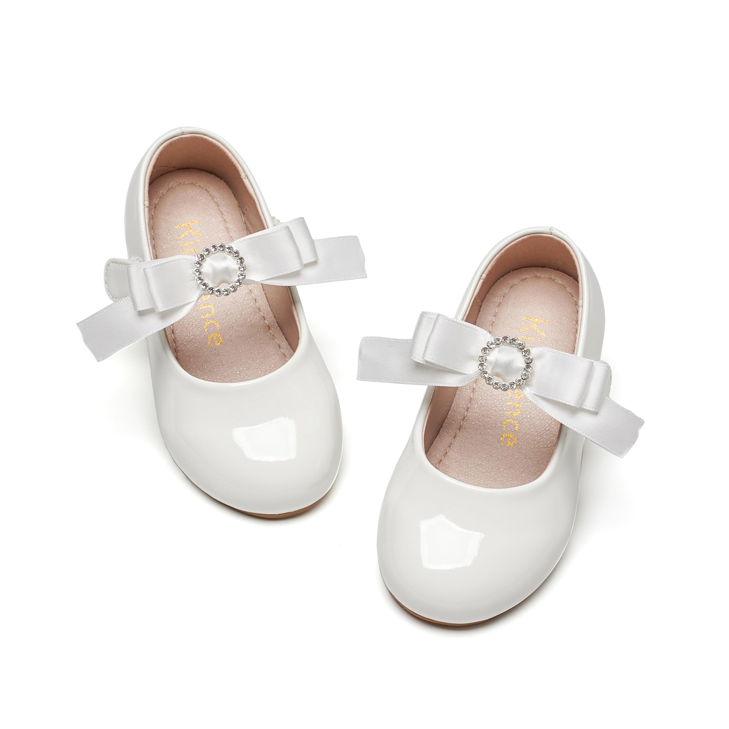 Kiderence Little Toddler Girls Dress Shoes Ballerina Ballet Flats Kids Mary Janes