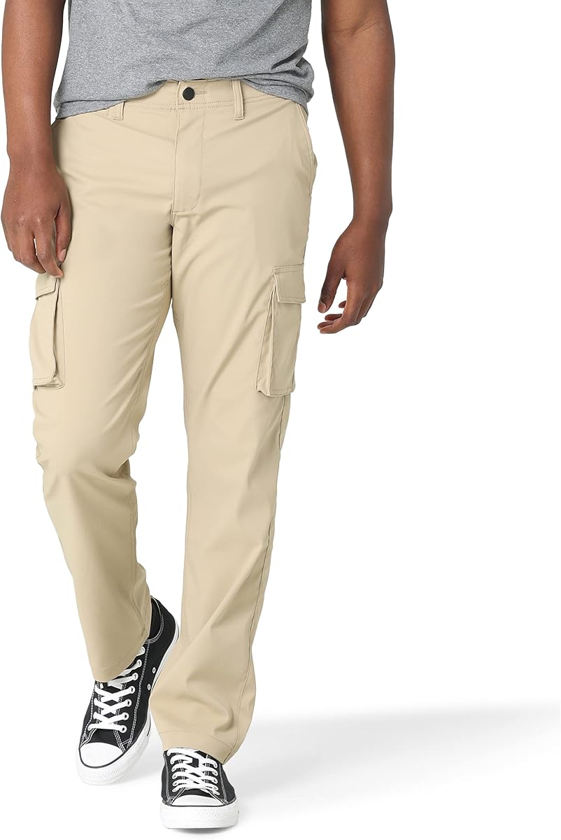 Lee Men's Extreme Motion Synthetic Cargo Straight Fit Pant