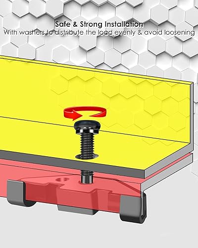 Miniatura 5 de Tuerca de retención de tapa dura con clip para Jeep Wrangler JK JKU 07-18, kit de hardware de tapa dura de extracción rápida, acero