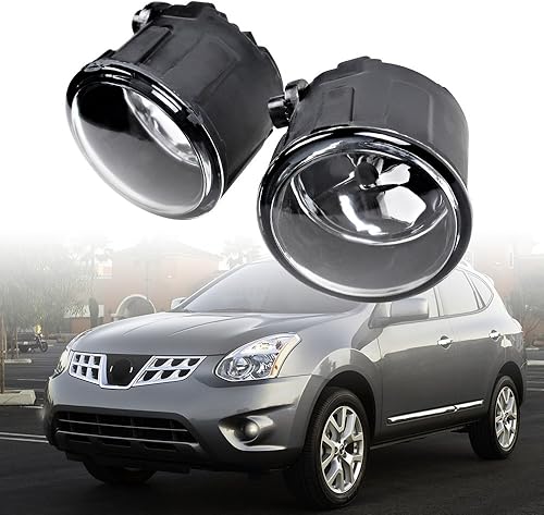 Miniatura 2 de 2 luces antiniebla parachoques delantero + bombilla halógena H11 compatible con Nissan Cube Juke Murano Quest Rogue Versa