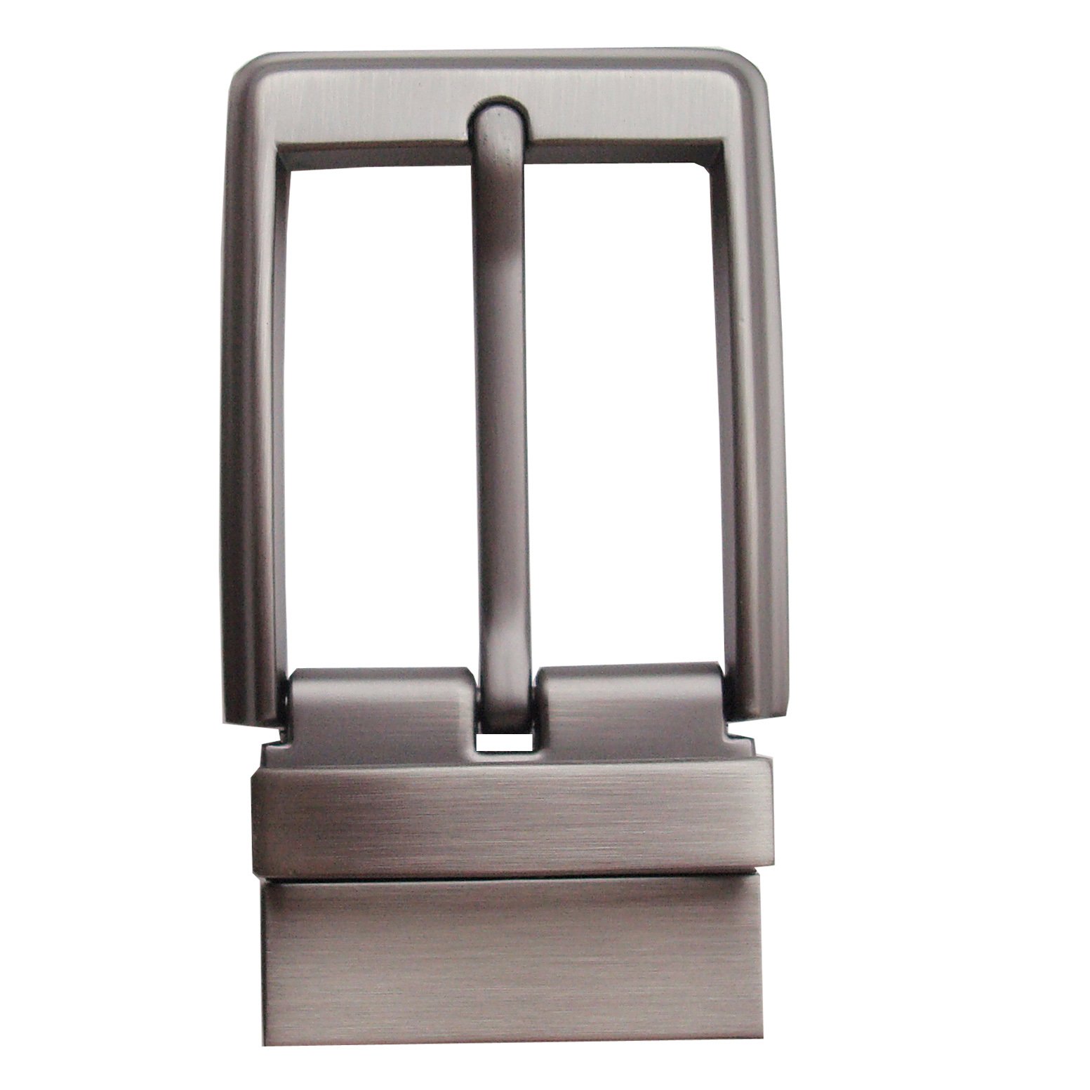 MYIWMen's 35mm Zinc Solid Belt Buckle Automatic Ratchet Leather Belt Buckle Head