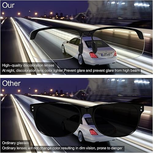 Miniatura 6 de YIMI Gafas de sol fotocrómicas polarizadas para hombre, para deportes al aire libre, conducción y ciclismo, antideslumbrante, UV400, gafas ligeras