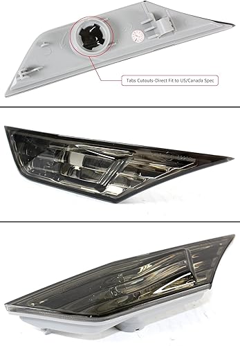 Miniatura 2 de Lámpara con foco LED para luz de balizamiento lateral de cristal ahumado para 2016-2017 HONDA CIVIC JDM
