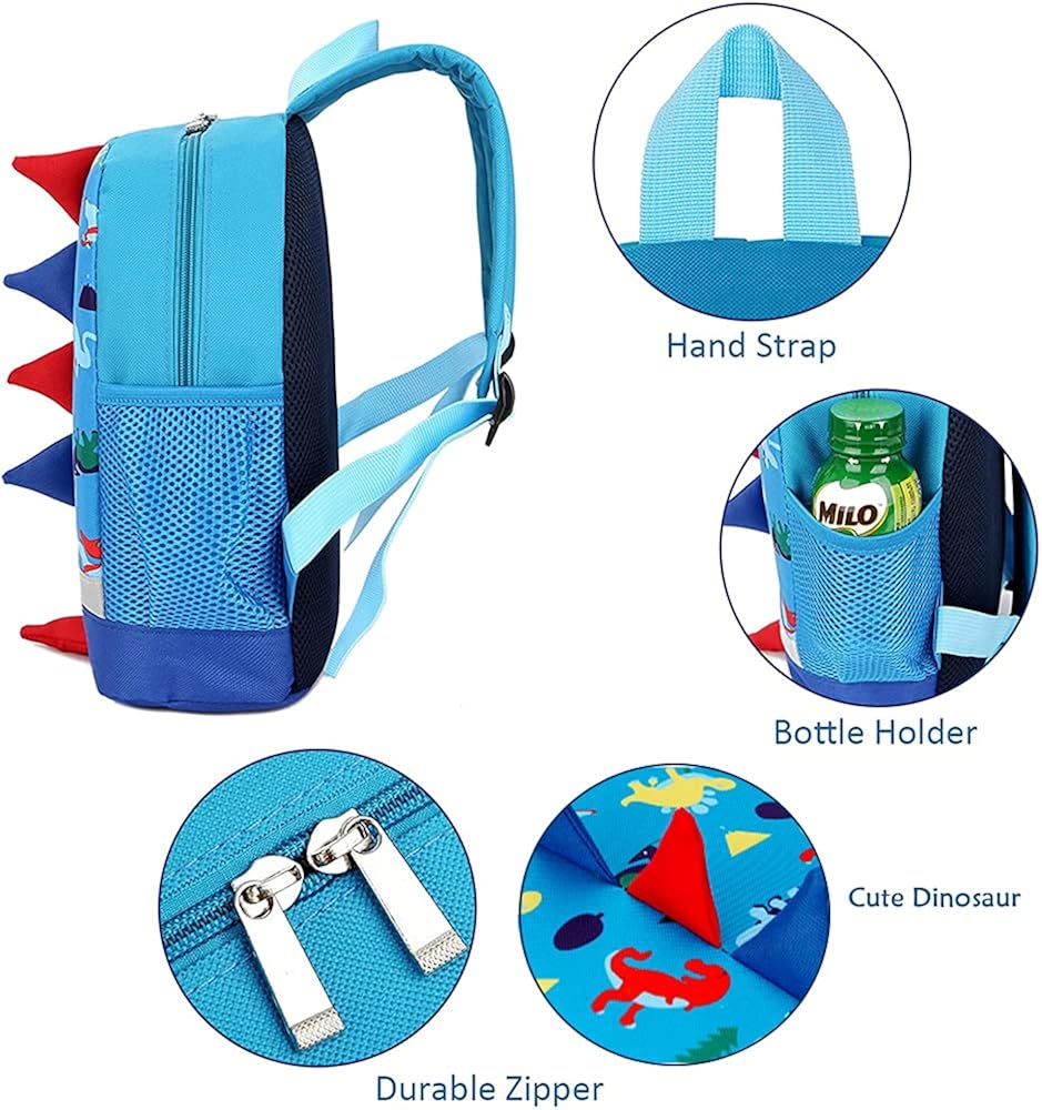 AIDIER Kids Backpack Dinosaur School Bag for Kids Toddler Backpack for Boys Girls Children Dragon Nursery Rucksack for Kindergarten Preschool - Image 4