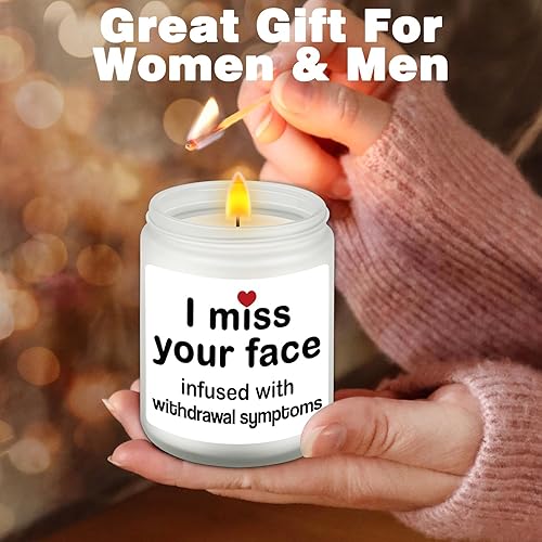 Miniatura 4 de Regalos para mujeres, regalo pensando en ti, regalos para amigos, regalos de cumpleaños para ella él, vela de la amistad, regalo del día de San