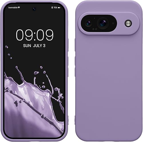 Miniatura 161 de kwmobile Funda compatible con Google Pixel 9 Pro - Funda protectora delgada de TPU para teléfono - Acabado mate suave - Negro mate NEGRO MATE,Piedra