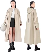 Kaniya Raincoat, Bicycle, Large Size, Backpack Compatible, Long Length, Stylish Rain Poncho, Lightweight, For Commuting to Work or School, Windproof, Waterproof, For Rainy Seasons, Unisex, Storage Bag
