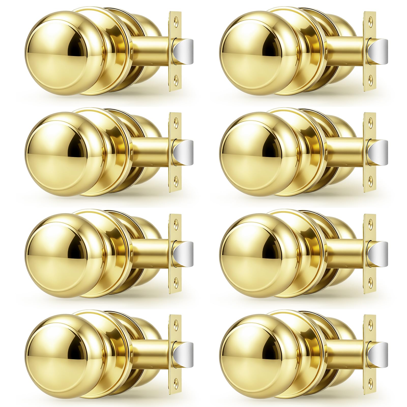 Boutons de porte ronds sans clé pour rénover vos placards et couloirs