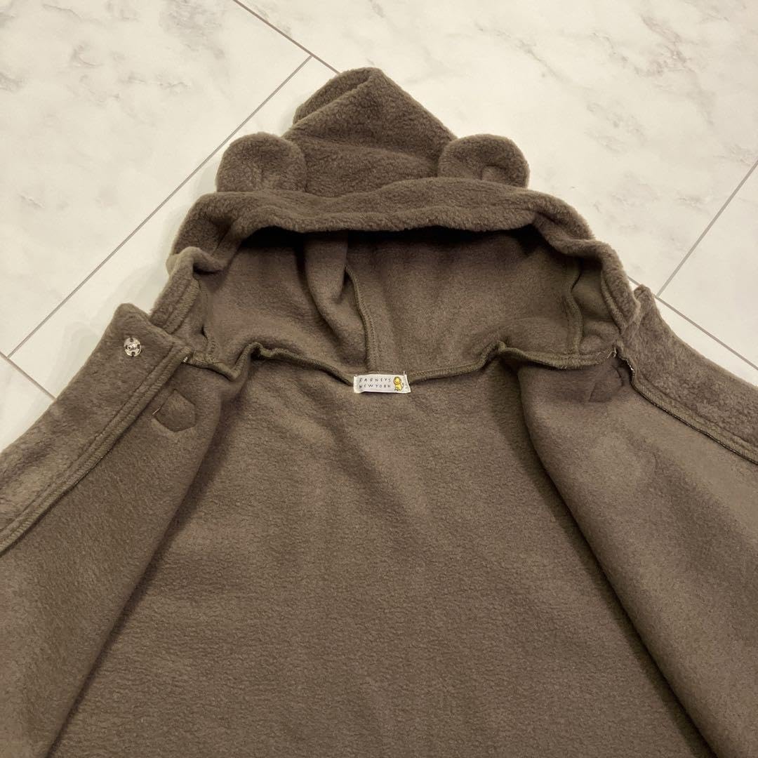 バーニーズニューヨーク ポンチョ ケープ 新品未使用 バーニーズニューヨーク ラビットファーポンチョ BLACK