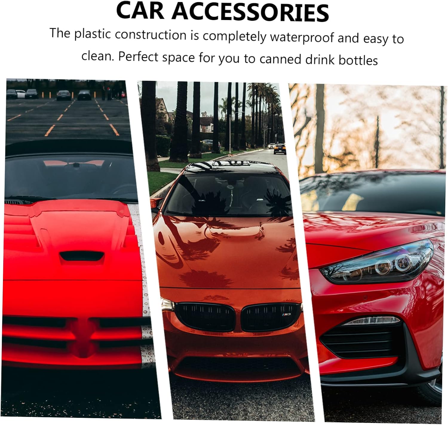 Multi-Function Double Car Cup Holder with Air Vent Mount Adjustable Beverage Organizer for Vehicle Interior Drinks and Canned Bottles Durable Anti-Skid Design